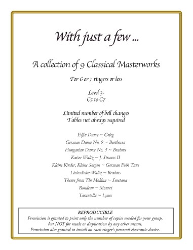 With Just A Few ~ A collection of 9 Classical...