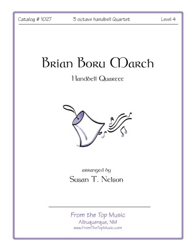 Brian Boru March (Quartet) - Handbell Score